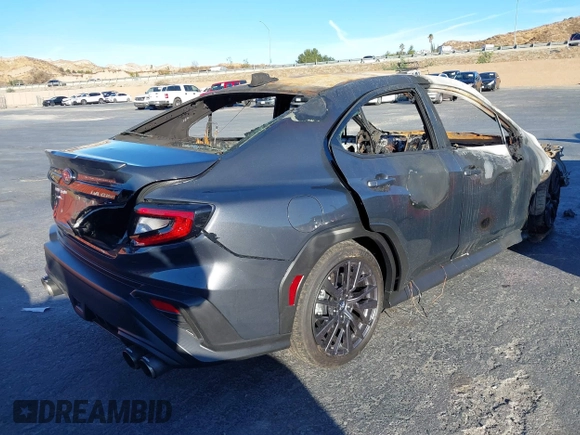 2023 Subaru WRX Premium with VIN JF1VBAH65P8822583, listed as a IAAI auction lot 41199940 with Not provided miles and . Bid and sale history available at DreamBid. Image 4.