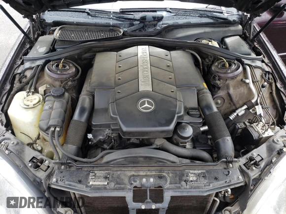 2002 Mercedes-Benz S-Class 4.3L with VIN WDBNG70J52A235556, listed as a Copart auction lot 51369375 with 201,655 mi miles and Salvage Title. Bid and sale history available at carsss.com. Image 11.