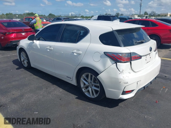 2015 Lexus CT 200h with VIN JTHKD5BH8F2233021, listed as a IAAI auction lot 42687217 with 110,443 mi miles and . Bid and sale history available at DreamBid. Image 3.