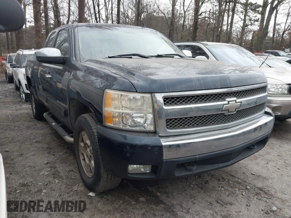2007 Chevrolet Silverado 1500 LT w/1LT with VIN 2GCEC19J471570418, listed as a IAAI auction lot 41511134 with 219,552 mi miles. Bid and sale history available at carsss.com. Image 1.