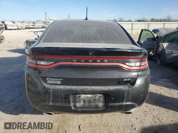 2014 Dodge Dart GT with VIN 1C3CDFEB2ED790873, listed as a Copart auction lot 84236624 with 132,915 mi miles and Salvage Title. Bid and sale history available at carsss.com. Image 6.