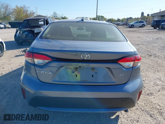 2022 Toyota Corolla LE with VIN JTDEPMAE1NJ200552, listed as a IAAI auction lot 40465421 with 62,929 mi miles. Bid and sale history available at carsss.com. Image 16.