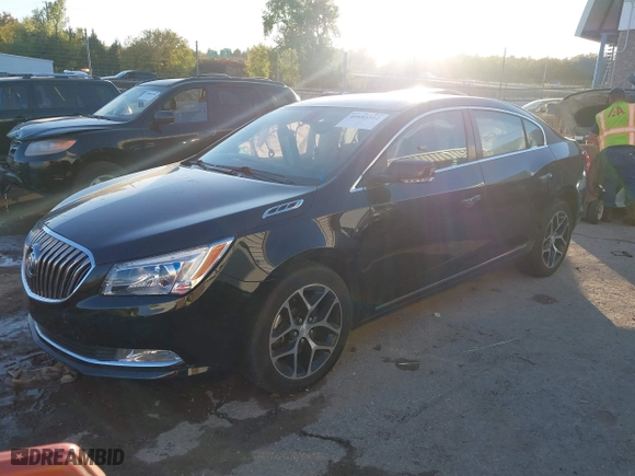 2016 Buick LaCrosse Sport Touring with VIN 1G4G45G36GF285693, listed as a IAAI auction lot 40681312 with 64,249 mi miles. Bid and sale history available at carsss.com. Image 17.