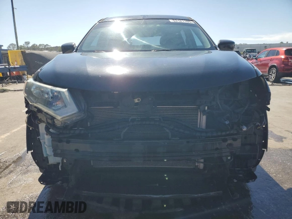 2017 Nissan Rogue S with VIN 5N1AT2MT3HC738151, listed as a Copart auction lot 53121165 with 81,021 mi miles and Salvage Title. Bid and sale history available at carsss.com. Image 5.