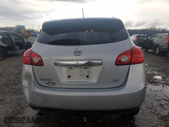 2011 Nissan Rogue SV with VIN JN8AS5MT4BW568126, listed as a Copart auction lot 46417875 with 123,718 mi miles and Salvage Title. Bid and sale history available at carsss.com. Image 6.