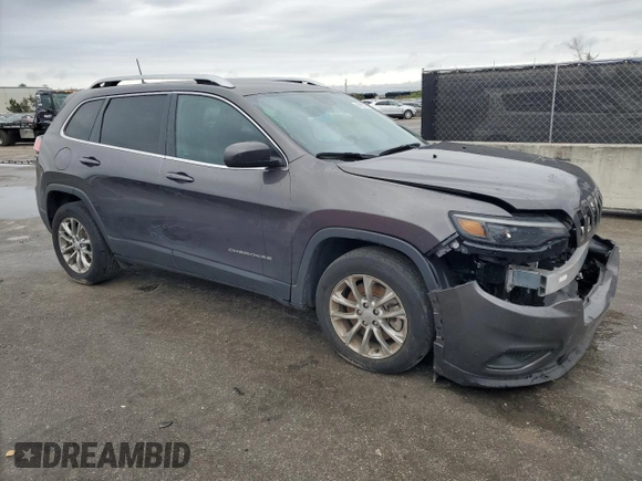 2021 Jeep Cherokee Latitude Plus with VIN 1C4PJLLB1MD155133, listed as a Copart auction lot 87655755 with 31,221 mi miles and Salvage title. Bid and sale history available at DreamBid. Image 4.