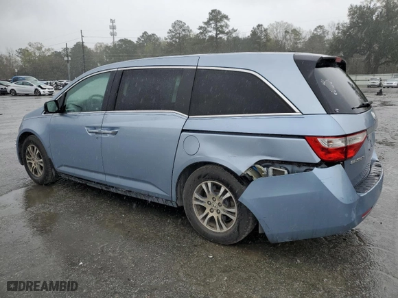 2012 Honda Odyssey EX-L with VIN 5FNRL5H6XCB016572, listed as a Copart auction lot 49089795 with 198,203 mi miles and Salvage Title. Bid and sale history available at carsss.com. Image 2.