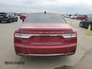 2018 Lincoln Continental Select with VIN 1LN6L9SK6J5610456, listed as a Copart auction lot 42383545 with 0 mi miles and Salvage Title. Bid and sale history available at carsss.com. Image 6.