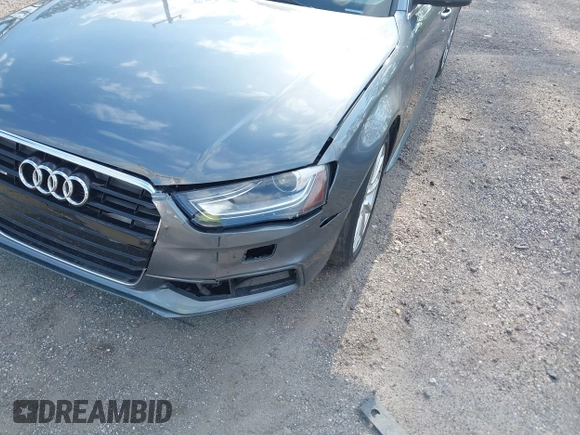 2014 Audi A4 Premium Plus with VIN WAUFFAFL8EN028877, listed as a IAAI auction lot 41736915 with 112,021 mi miles. Bid and sale history available at carsss.com. Image 6.