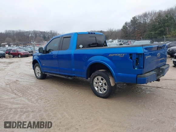 2016 Ford F-150 XLT with VIN 1FTEX1EP8GFC72915, listed as a IAAI auction lot 41199838 with 162,534 mi miles. Bid and sale history available at carsss.com. Image 3.