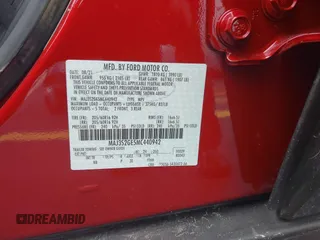 2021 Ford EcoSport SE z VIN MAJ3S2GE5MC440942, wystawiony jako IAAI lot #42407591 z przebiegiem 21 945 mil mil oraz . Historia ofert i sprzedaży dostępna na DreamBid. Obrazek 9.