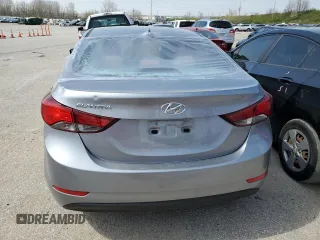 2016 Hyundai Elantra SE with VIN 5NPDH4AE1GH778977, listed as a Copart auction lot 47288054 with 51,064 mi miles and Salvage Title. Bid and sale history available at DreamBid. Image 6.