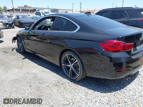 2020 BMW 4 Series 430i with VIN WBA4W3C03LAG91486, listed as a IAAI auction lot 42083927 with 49,261 mi miles and . Bid and sale history available at carsss.com. Image 3.