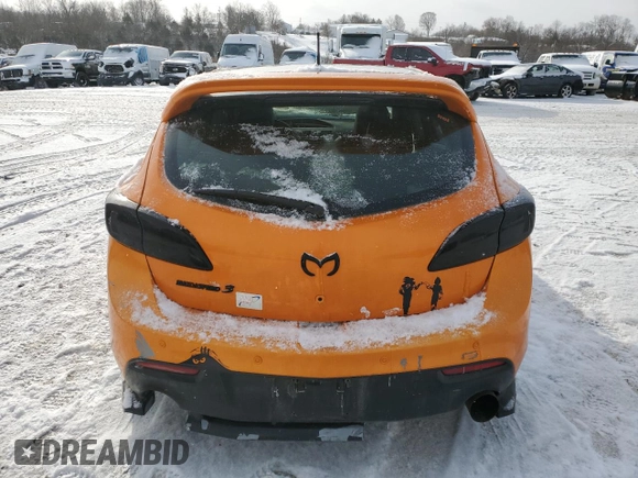 2011 Mazda 3 Mazdaspeed3 Sport with VIN JM1BL1K43B1444170, listed as a Copart auction lot 45058715 with Not Provided miles and Salvage Title. Bid and sale history available at DreamBid. Image 6.