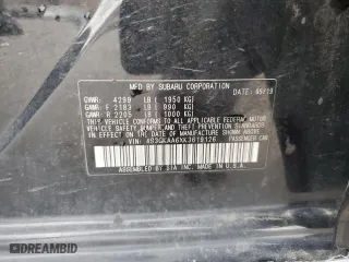 2019 Subaru Impreza with VIN 4S3GKAA6XK3619126, listed as a Copart auction lot 50822385 with 77,375 mi miles and Salvage Title. Bid and sale history available at carsss.com. Image 13.