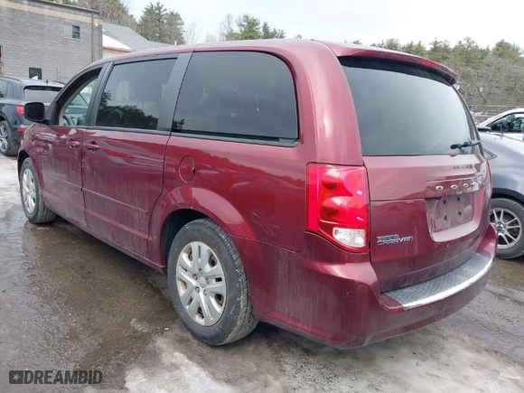 2017 Dodge Grand Caravan SE with VIN 2C4RDGBG8HR793970, listed as a IAAI auction lot 41691933 with 107,055 mi miles. Bid and sale history available at carsss.com. Image 3.