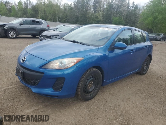 2013 Mazda 3 i Touring with VIN JM1BL1L74D1811220, listed as a Copart auction lot 56253455 with 209,519 mi miles and Clean title. Bid and sale history available at DreamBid. Image 1.