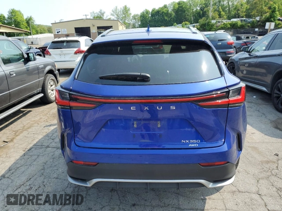 2022 Lexus NX with VIN JTJKGCEZ7N2000776, listed as a Copart auction lot 51502933 with Not Provided miles. Bid and sale history available at carsss.com. Image 6.