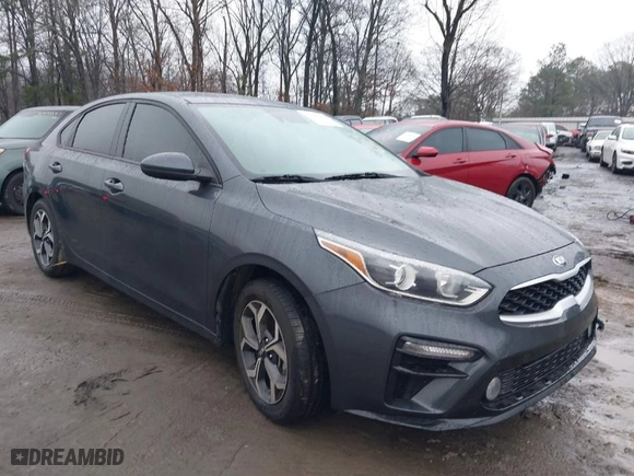 2020 Kia Forte LXS with VIN 3KPF24AD9LE141318, listed as a IAAI auction lot 41381319 with 39,878 mi miles. Bid and sale history available at carsss.com. Image 1.