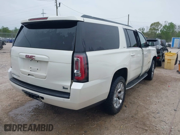 2015 GMC Yukon XL SLT with VIN 1GKS1HKC6FR178371, listed as a IAAI auction lot 41896486 with 159,282 mi miles. Bid and sale history available at carsss.com. Image 4.