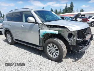 2019 Nissan Armada SL z VIN JN8AY2ND4K9089370, wystawiony jako IAAI lot #42496103 z przebiegiem 83 415 mil mil oraz . Historia ofert i sprzedaży dostępna na DreamBid. Obrazek 1.