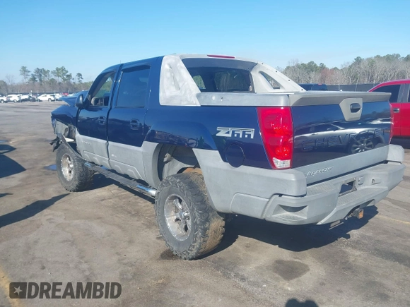 2002 Chevrolet Avalanche z VIN 3GNEC13T92G315409, wystawiony jako IAAI lot #41661553 z przebiegiem 167 410 mil mil oraz . Historia ofert i sprzedaży dostępna na DreamBid. Obrazek 3.