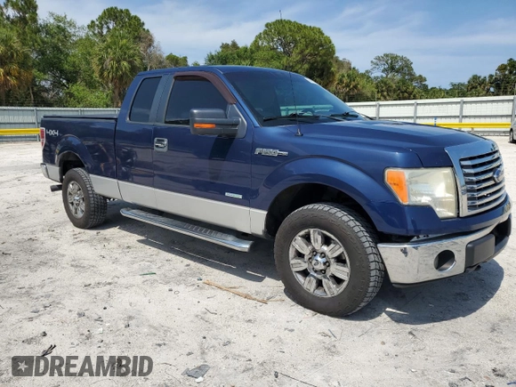 2011 Ford F-150 XL with VIN 1FTFX1ET8BFC18119, listed as a Copart auction lot 55903565 with 229,249 mi miles and Clean Title. Bid and sale history available at carsss.com. Image 4.
