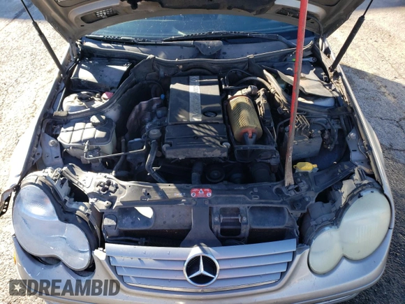 2003 Mercedes-Benz C 230 Kompressor z VIN WDBRN40J93A457704, wystawiony jako Copart lot #81744394 z przebiegiem 158 288 mil mil oraz Szkoda całkowita • Salvage title. Historia ofert i sprzedaży dostępna na DreamBid. Obrazek 11.