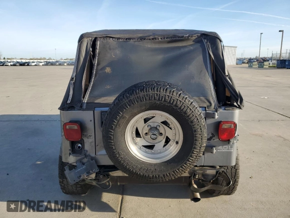1993 Jeep Wrangler with VIN 1J4FY29S2PP242528, listed as a Copart auction lot 49787365 with 147,707 mi miles and Salvage Title. Bid and sale history available at carsss.com. Image 6.