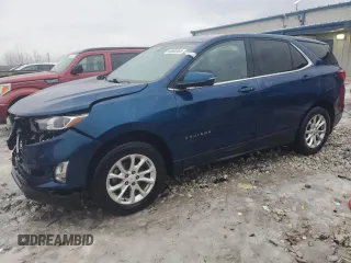 2019 Chevrolet Equinox LT with VIN 2GNAXUEV2K6140788, listed as a Copart auction lot 46805565 with 123,855 mi miles and Clean Title. Bid and sale history available at carsss.com. Image 1.