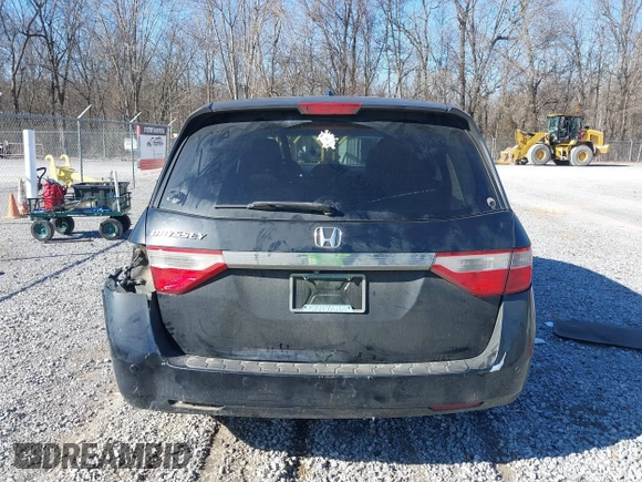 2012 Honda Odyssey EX-L with VIN 5FNRL5H69CB017227, listed as a IAAI auction lot 41345254 with 136,775 mi miles and . Bid and sale history available at carsss.com. Image 16.