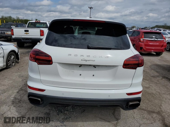 2017 Porsche Cayenne with VIN WP1AA2A24HKA81225, listed as a Copart auction lot 55251585 with 80,828 mi miles and Salvage title. Bid and sale history available at DreamBid. Image 6.