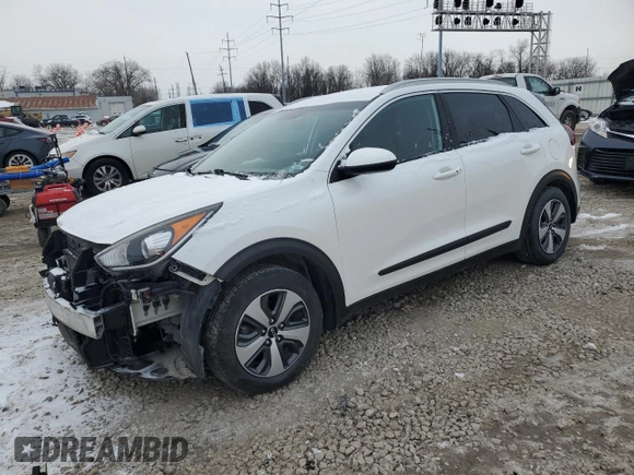 2017 Kia Niro FE with VIN KNDCB3LCXH5060509, listed as a Copart auction lot 45467595 with 110,236 mi miles and Salvage Title. Bid and sale history available at carsss.com. Image 1.