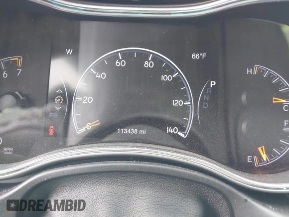 2018 Jeep Grand Cherokee Laredo E with VIN 1C4RJFAG6JC335606, listed as a IAAI auction lot 42280666 with 113,438 mi miles and . Bid and sale history available at DreamBid. Image 15.