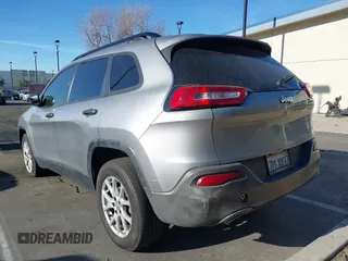 2016 Jeep Cherokee Sport with VIN 1C4PJLAB8GW212200, listed as a IAAI auction lot 41865420 with 152,989 mi miles. Bid and sale history available at carsss.com. Image 3.