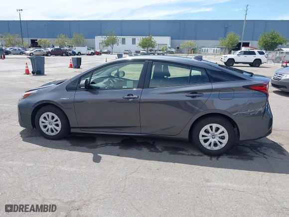2020 Toyota Prius L Eco with VIN JTDKARFU5L3126040, listed as a IAAI auction lot 42025675 with 18,115 mi miles. Bid and sale history available at carsss.com. Image 14.