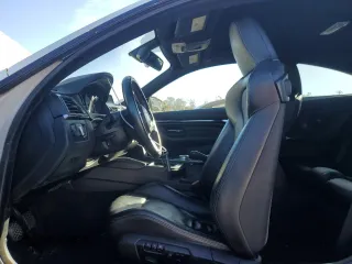 2015 BMW M4 with VIN WBS3R9C59FK334290, listed as a Copart auction lot 87755955 with 59,403 mi miles and Salvage Title. Bid and sale history available at carsss.com. Image 7.