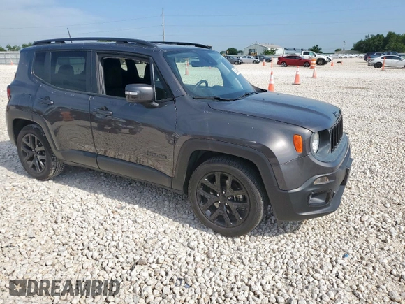 2018 Jeep Renegade Latitude with VIN ZACCJABB7JPG74043, listed as a Copart auction lot 56652985 with 24,941 mi miles and Clean title. Bid and sale history available at DreamBid. Image 4.