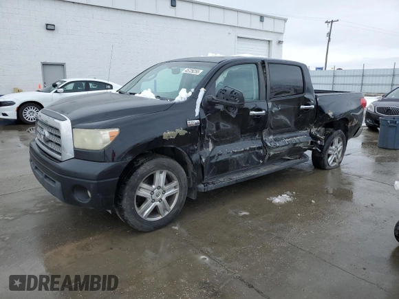 2008 Toyota Tundra Limited z VIN 5TFEV58108X033116, wystawiony jako Copart lot #45726255 z przebiegiem 425 257 mil mil oraz Szkoda całkowita • Salvage title. Historia ofert i sprzedaży dostępna na DreamBid. Obrazek 1.
