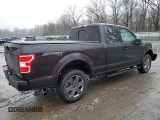 2020 Ford F-150 XL with VIN 1FTEX1EP5LFC02170, listed as a Copart auction lot 85945204 with 43,932 mi miles and Salvage title. Bid and sale history available at DreamBid. Image 3.