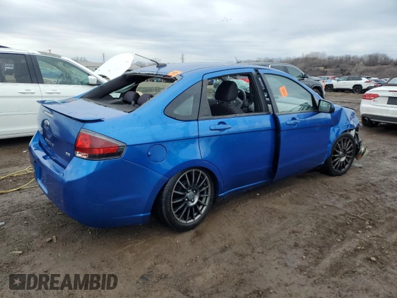 2011 Ford Focus SES with VIN 1FAHP3GN9BW130818, listed as a Copart auction lot 47552845 with 102,442 mi miles and Salvage Title. Bid and sale history available at carsss.com. Image 3.