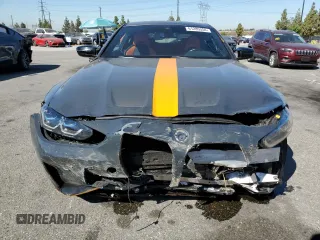 2021 BMW M4 Competition with VIN WBS33AZ07MCG72568, listed as a Copart auction lot 61285354 with 65,120 mi miles and Salvage Title. Bid and sale history available at carsss.com. Image 5.