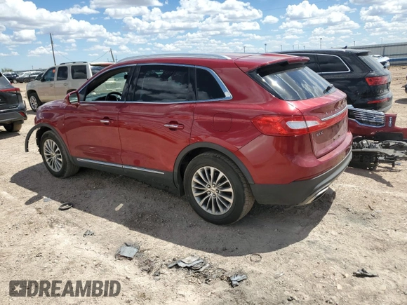 2017 Lincoln MKX Select with VIN 2LMPJ6KR4HBL30292, listed as a Copart auction lot 69314744 with 83,036 mi miles and Salvage Title. Bid and sale history available at carsss.com. Image 2.