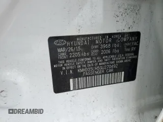 2016 Hyundai Elantra GT with VIN KMHD35LH5GU270492, listed as a Copart auction lot 72853724 with 30,977 mi miles and Salvage Title. Bid and sale history available at carsss.com. Image 12.
