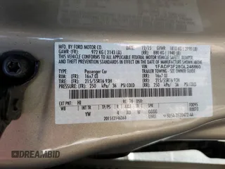 2016 Ford Focus SE with VIN 1FADP3F28GL248860, listed as a Copart auction lot 61537505 with 51,162 mi miles and Salvage title. Bid and sale history available at DreamBid. Image 13.