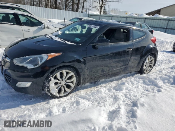 2012 Hyundai Veloster w/Gray Int with VIN KMHTC6AD1CU053050, listed as a Copart auction lot 44810925 with 152,962 mi miles and Clean title. Bid and sale history available at DreamBid. Image 1.