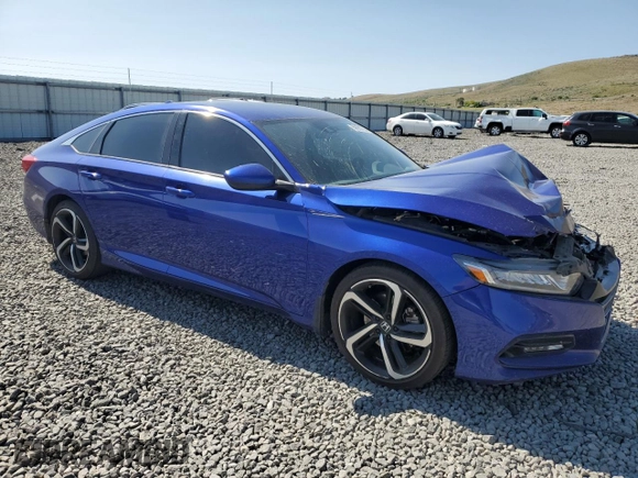 2020 Honda Accord Sport with VIN 1HGCV1F34LA123953, listed as a Copart auction lot 59632755 with 93,696 mi miles and Salvage title. Bid and sale history available at DreamBid. Image 4.