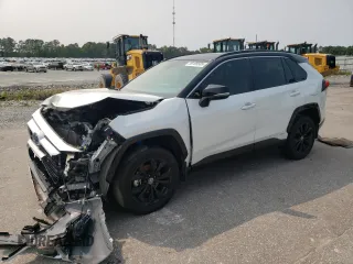 2023 Toyota RAV4 Hybrid XSE z VIN JTME6RFV5PJ034726, wystawiony jako Copart lot #59105585 z przebiegiem 35 528 mil mil oraz Szkoda całkowita • Salvage title. Historia ofert i sprzedaży dostępna na DreamBid. Obrazek 1.