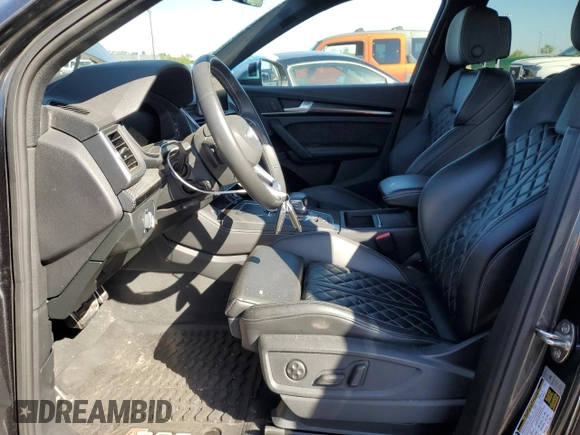 2020 Audi SQ5 Premium Plus with VIN WA1B4AFY0L2123400, listed as a Copart auction lot 57178575 with 37,807 mi miles and Clean Title. Bid and sale history available at DreamBid. Image 7.