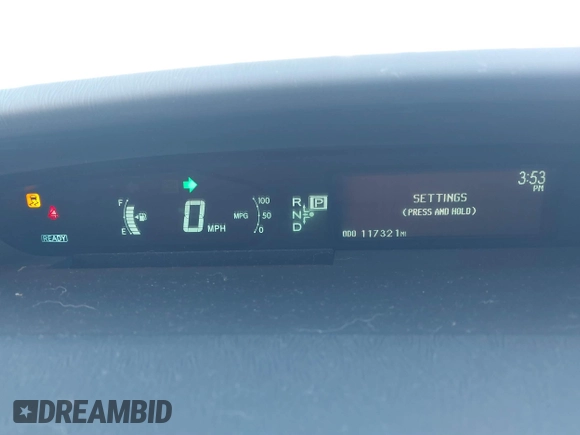 2010 Toyota Prius II with VIN JTDKN3DU5A0054601, listed as a IAAI auction lot 41670677 with 117,321 mi miles. Bid and sale history available at carsss.com. Image 7.